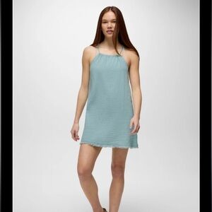 Prana Mint Green Organic Cotton swim cover up. Hideaway dress